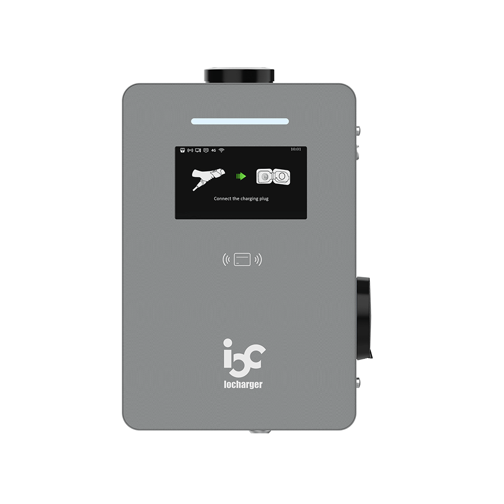 [IOCAW31-22T] Dual AC Wallbox montage mural OCPP 2x22kW avec câble 5m