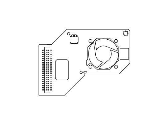 [SER-AC-SPS-SP-PPR1-FANB] Wallbox-Lüfterplatine für Pulsar Max/Pro (PLP2/ PLP3 / PPR1)