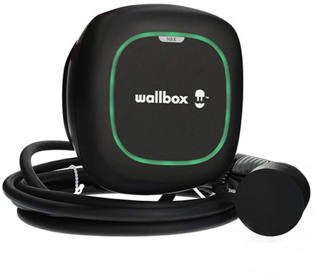 [PLP4-0-2-4-9-002] Wallbox Ladesäule Pulsar Max (Max. 22kW / Kabel 5M / Stecker T2 / Schwarz)