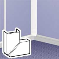 [0360815] Cadre DLP à angle plat variable 32 x 16 mm - blanc