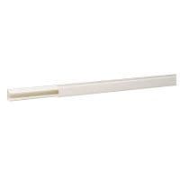 DLP lijst 16 x 16 mm - wit lengte 2,1 meter - met deksel