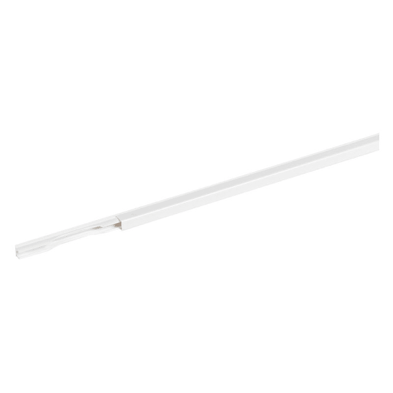 DLP kabelgeleider - wit - 2,1m 11 x 10,5 mm - diam. 3/6 mm