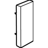 Einddeksel links of rechts DLP distri 150 x 60 mm - wit