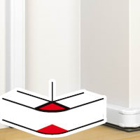 Buitenhoek 50 x 105 rechtstreekse inklikker