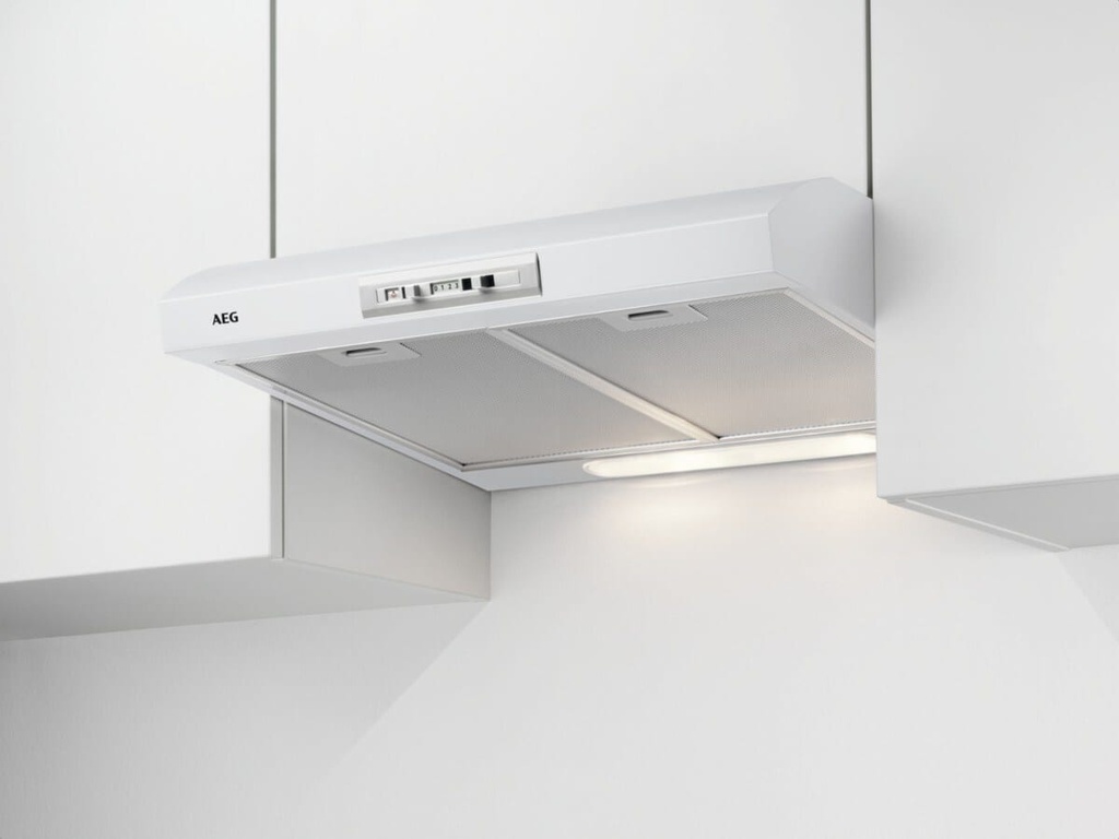 Dampkap onderbouw Lower Easy - 272m³/u - 60cm - D - wit