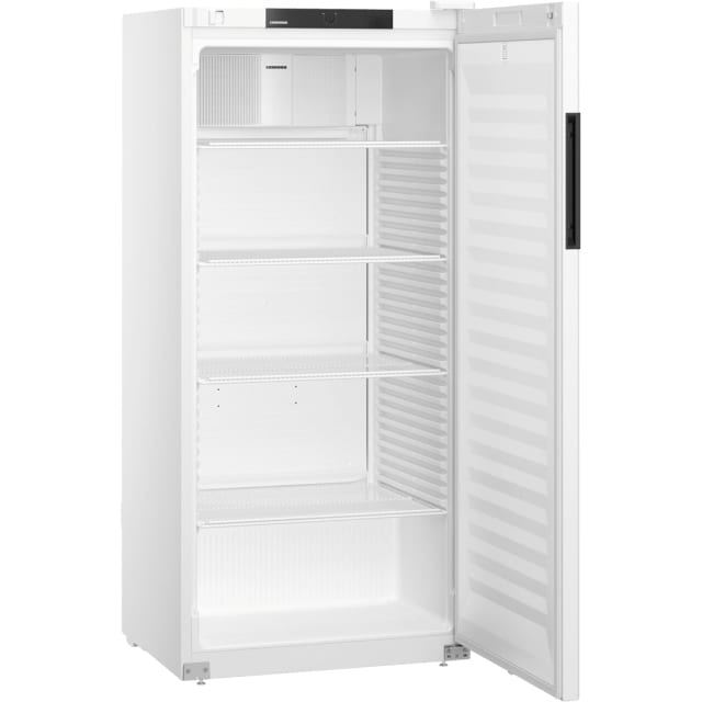 Flessenkoelkast 540L H=168cm afsluitbare volle deur wit