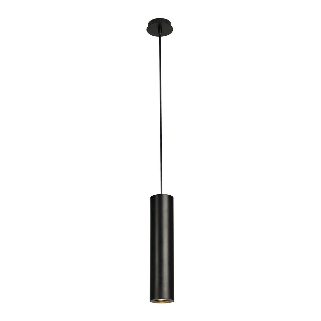 ENOLA_B pendant light, PD-1, matt black, GU10, max. 50W