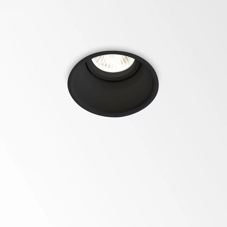 DEEP RINGO spot inbouw GU10 QPAR51 max. 35W IP44/20 zwart