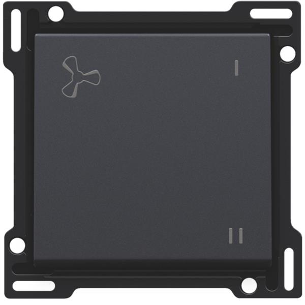 [3734675] NIKO - Toets mechanisch gecontroleerde ventilatiebediening, antraciet - 122-61106
