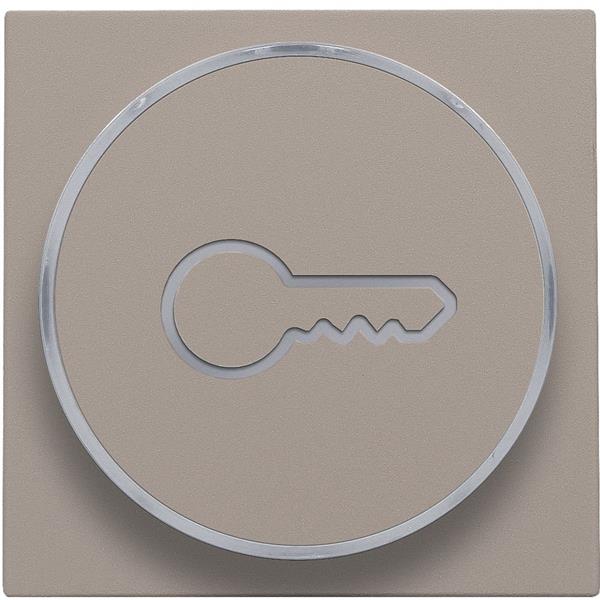 [3734737] NIKO - Toets met sleutelsymbool voor drukknop 6a, e10-lampvoet, brons - 123-64009