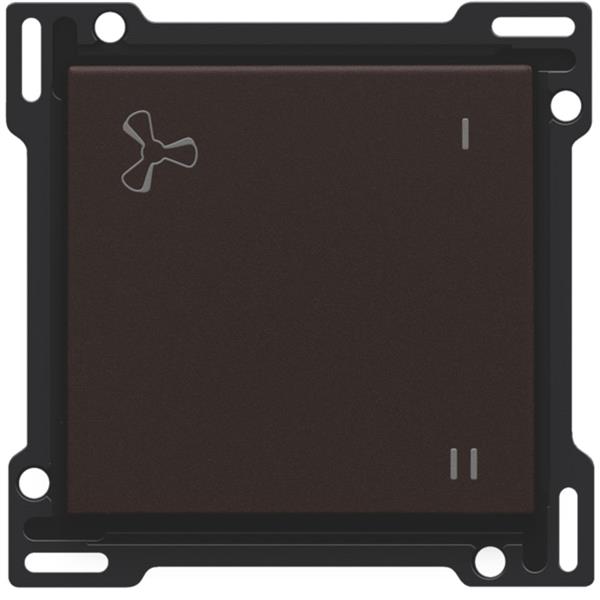 NIKO - Mechanically controlled ventilation control button, brown - 124-61106