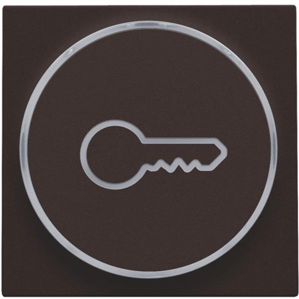 [3734791] NIKO - Bouton clé pour bouton-poussoir 6a, base de lampe e10, marron - 124-64009