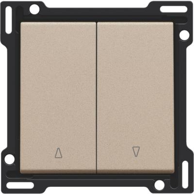 [3734938] Button double shutter push button, champagne