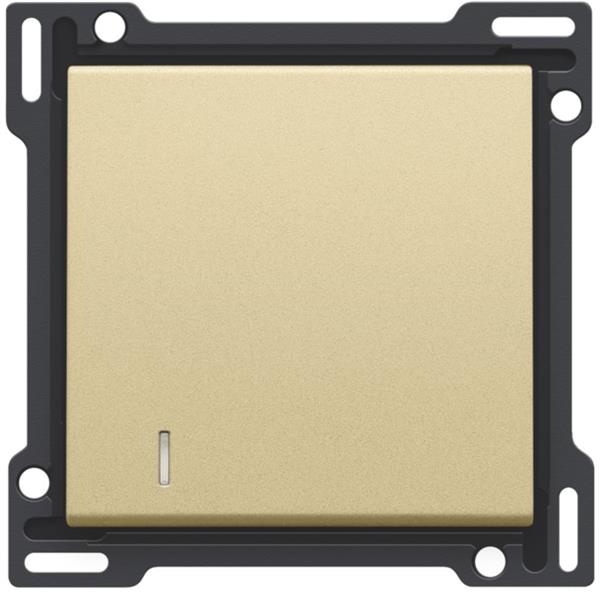 [4784705] NIKO - Toets met lens voor enkelvoudige schakelaar of drukknop, goud - 221-60005