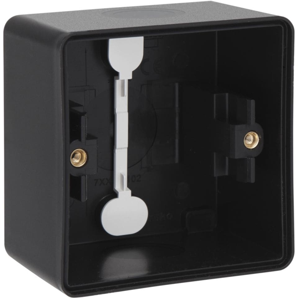 [4785497] Boîte simple noire montée en surface NIKO Hydro - 761-83101