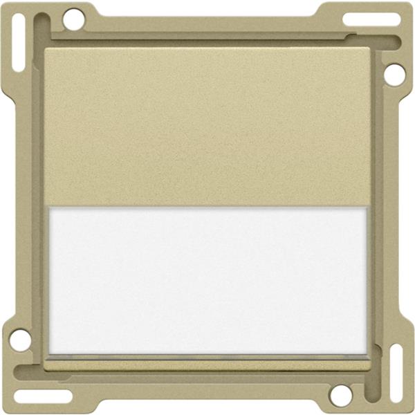 NIKO - Toets, tekstveld, voor enkelvoudige schakelaar/drukknop, goud - 221-60905