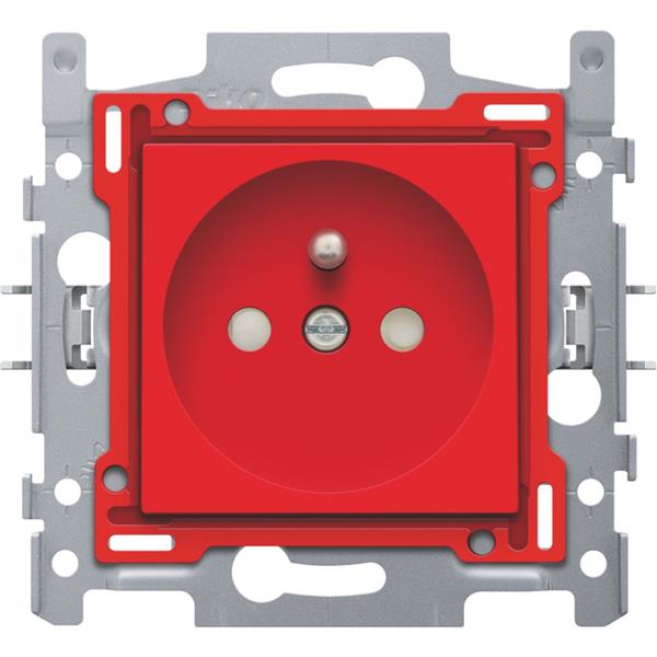 [5704038] Stopcontact met penaarde, 28,5mm, samengesteld, insteekklemmen