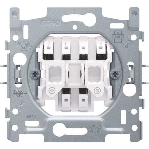 NIKO - Sokkel rolluikdrukknop vr elektronische sturingen 10a, insteek - 170-25905