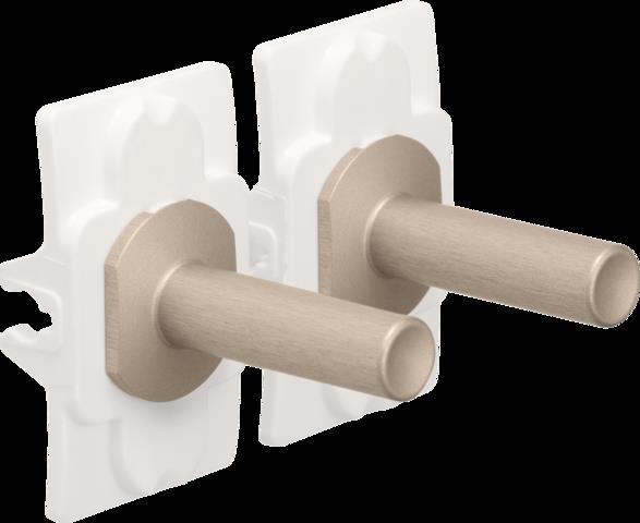 NIKO - Toggle set voor tweevoudige schakelfuncties, champagne - 166-57002