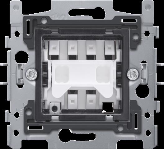 NIKO - Sokkel no/ng. drukknop, insteek, klauw, rocker toggle - 171-03005