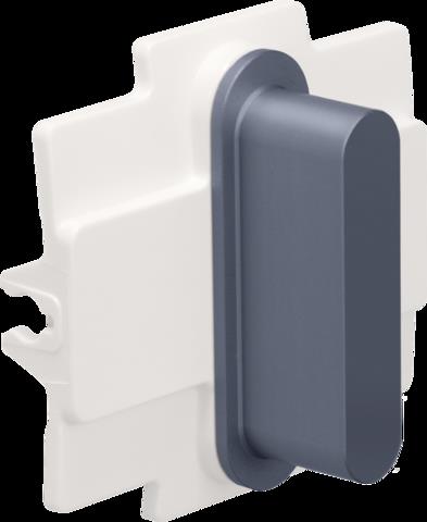 NIKO - Rocker voor enkelvoudige schakelfuncties, alu blauw - 226-56001