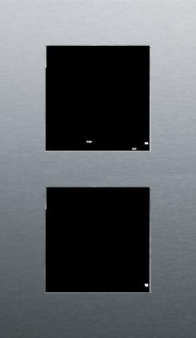 NIKO - Tweevoudige afdekplaat met 60mm centerafstand, verticaal - 226-76200