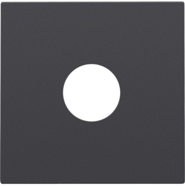 NIKO - Afwerkingsset voor enkelvoudige coaxaansluiting voor tv, , antraciet - 122-69102