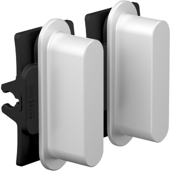 [8373395] NIKO - Toets 2x Rocker, Niko Home Control, alu grey - 155-46002