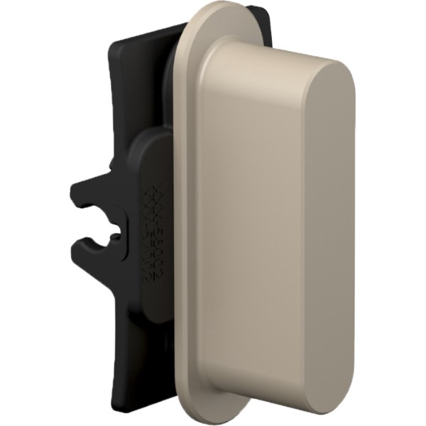 NIKO - Toets 1x Rocker, Niko Home Control, steel champagne coated - 166-46001