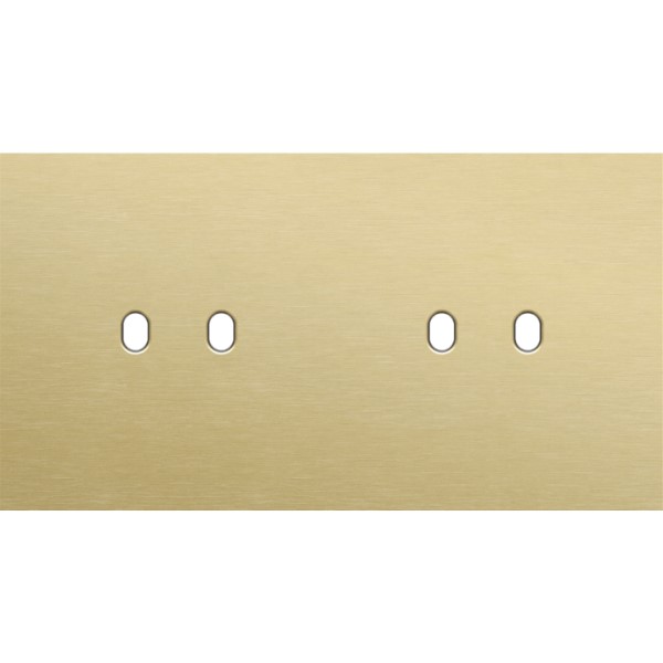 [8373453] NIKO - 2-Voudige afdekplaat h71 vr 2 functies, Niko Home Control, Toggle, alu gold - 227-47802