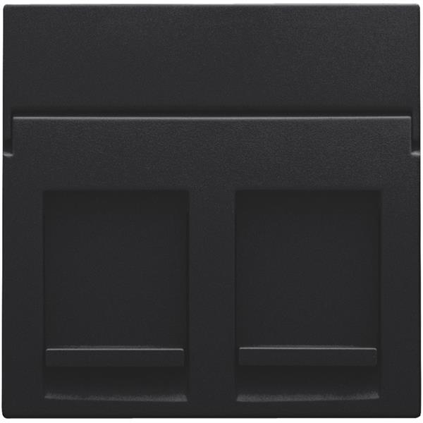 NIKO CPL DATA 2xRJ BLACK - 161-65200