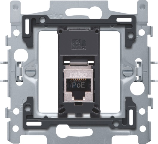 NIKO 1 RJ45 STP CAT6 POE, 60x71, CLAW - 170-66166