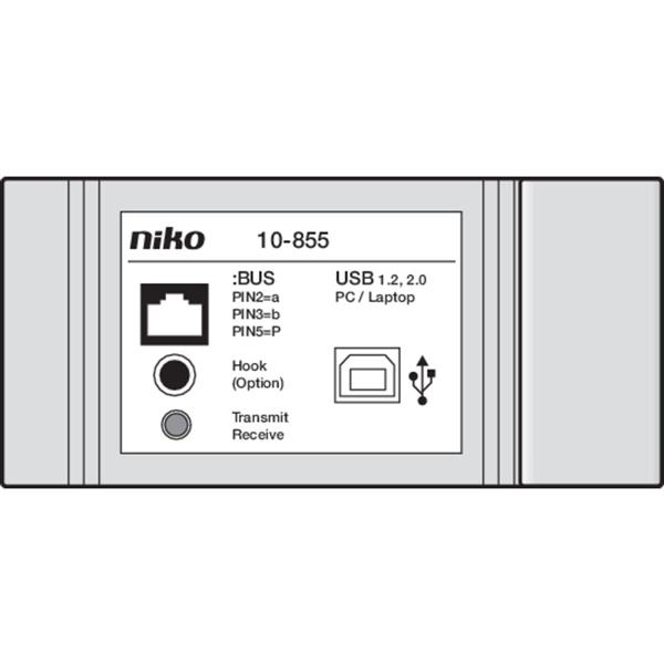 NIKO - Pc-interface voor programmering en configuratie - 10-855
