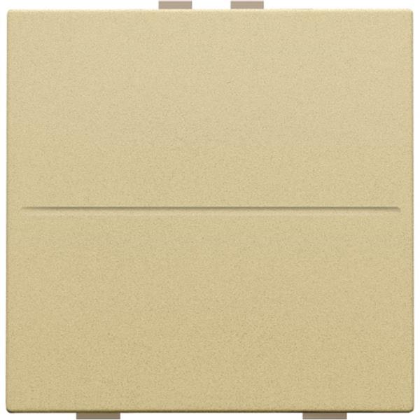 NIKO - Enkelvoudige toets draadloze schakelaar/drukknop met 2 bedieningen, goud - 221-00001