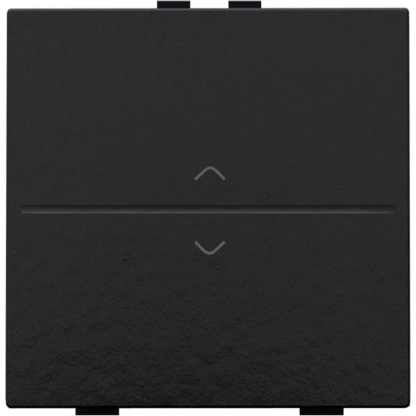Single key arrows for wireless. switch/push button, 2 contacts, piano black