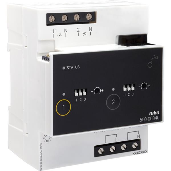 [4157965] NIKO Home Control module de dim 2x400W - 550-00340
