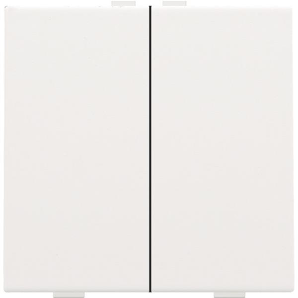 Contrôle des lumières à deux voies NHC, acier blanc