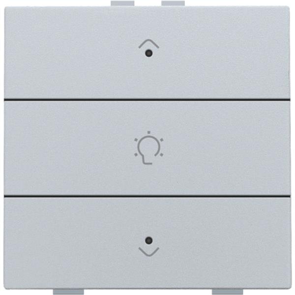NHC enkelvoudige bediening dimmer met 3-voudige toets+led, sterling