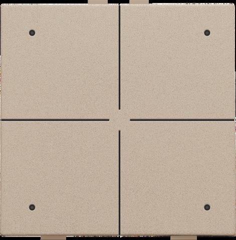 NIKO - Viervoudige drukknop met leds en comfortsensoren - 157-52204