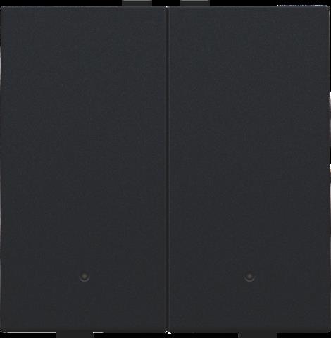 NIKO Home Control 2-voudige bediening met led - 161-52202