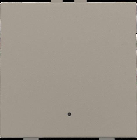 [7864770] NIKO - Bouton-poussoir simple avec LED et capteurs de confort, Niko Home Control, finition bronze - 123-52201