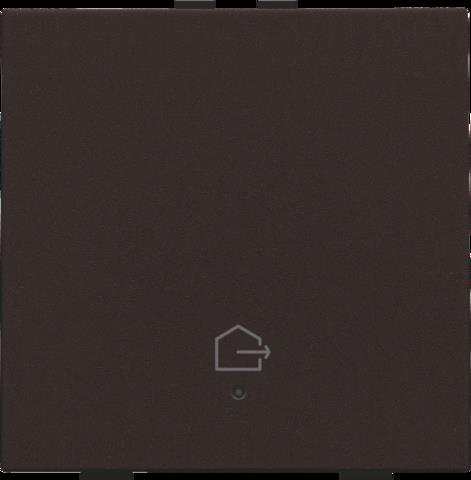 NIKO - Enkelvoudige drukknop met led en comfortsensoren en symbool - 124-52921