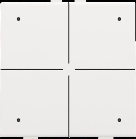 NIKO - Viervoudige drukknop met leds en comfortsensoren - 154-52204