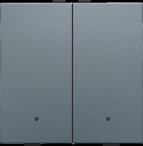 [7864807] Double bouton-poussoir avec LED et capteurs de confort