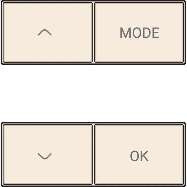 NIKO - afwerkingsset voor thermostaat, niko home control - 100-59053