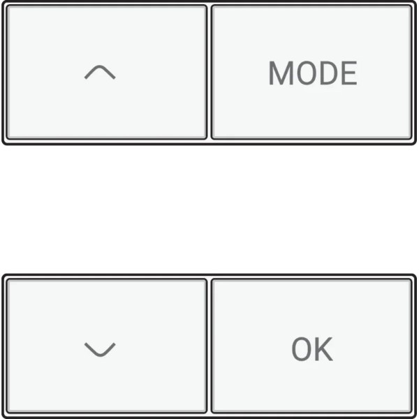 NIKO - afwerkingsset voor thermostaat, niko home control - 101-59053