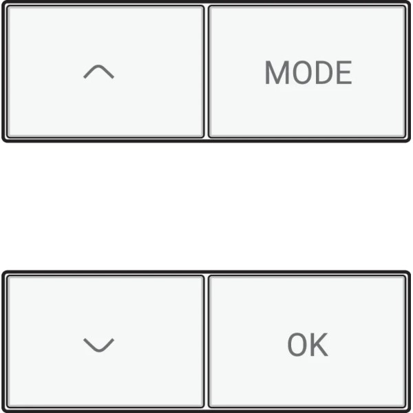NIKO - afwerkingsset voor thermostaat, niko home control - 154-59053