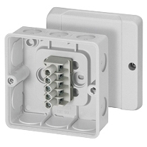 [3939431] Hensel Aftakdoos 4mmÂ² + klem - DE9345