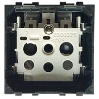 LivingLight - Contactdoos 2P+A 16A 250V 2 modules steekklemmen zonder toets