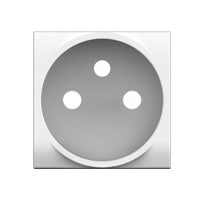 LL-Sierplaat ctdoos 2P+A wit - clipsbaar
